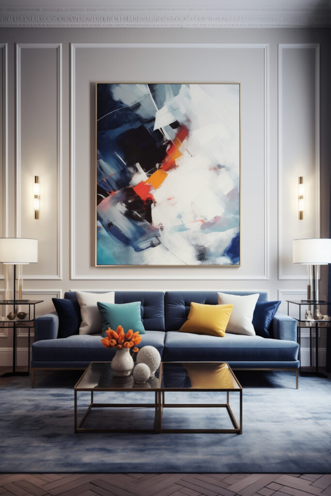 Contemporary Living Room Wall Decor